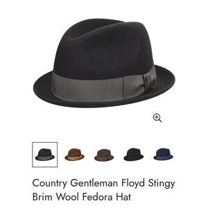 Country Gentleman Wool Fedora Large Hat